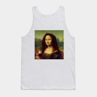 Monday Lisa Mona Lisa Da Vinci Tank Top